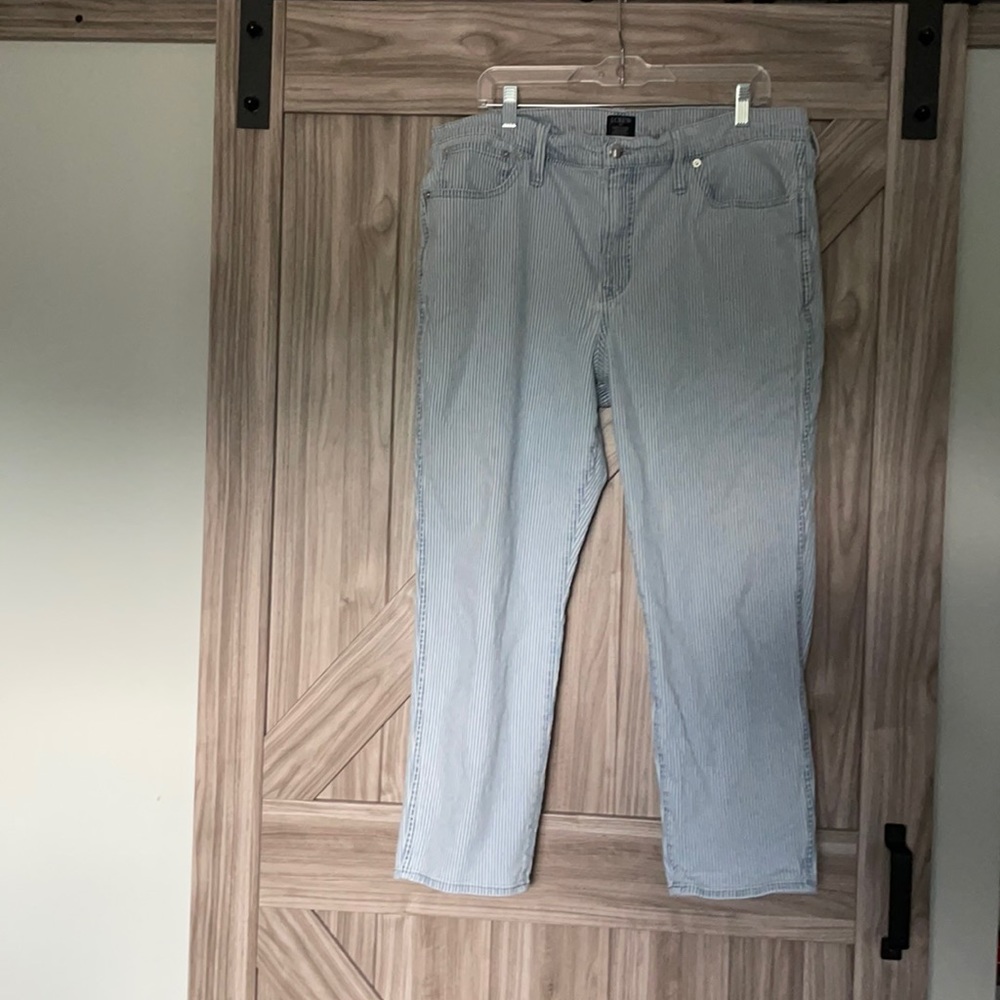 Jcrew high rise straight size 34 jeans